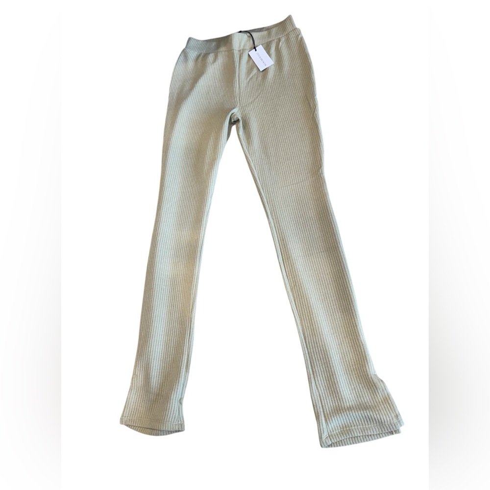 We Wore What Ribbed Flare Pants